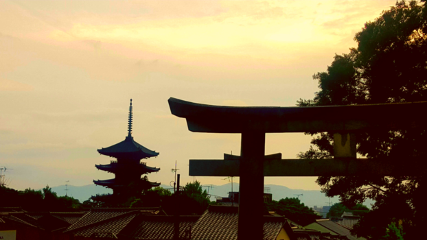Japan - Sunset in Kyoto