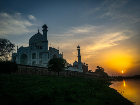 Taj Mahal - The Taj at sunset!