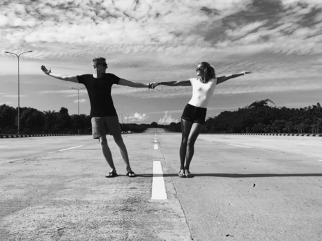 Myanmar - On the 20 lane highway