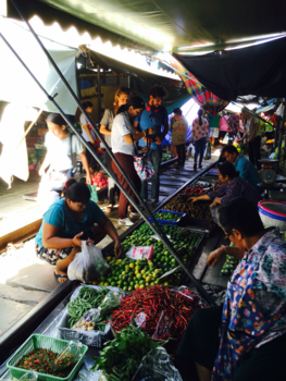 Thailand - Train market