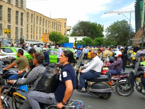 Iran - Verkeer in Teheran