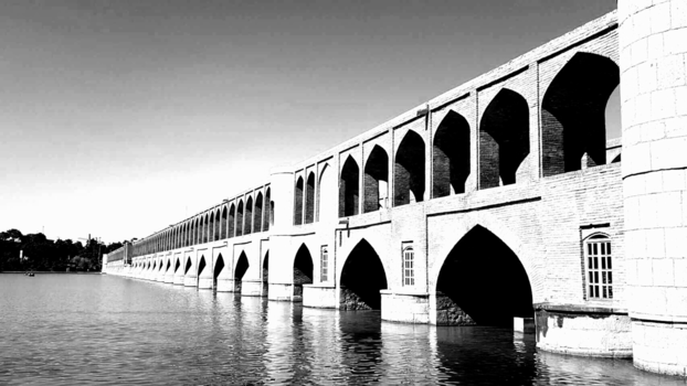 Iran - 1 van de bruggen in Isfahan