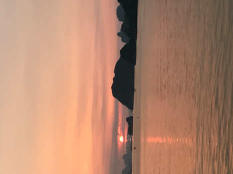 Vietnam - Zonsondergang Halong Bay