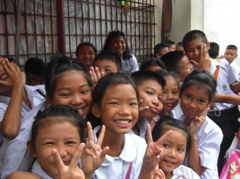Rondreis Thailand & Cambodja - Wat een vrolijke en blije kinderen