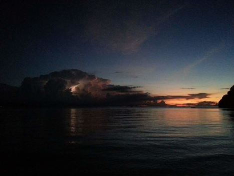 Thailand - Sunset and lightning