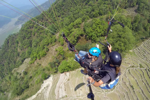 Nepal - Paragliden in Pokhara