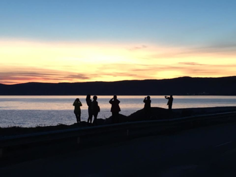 Baikalmeer - Zonsondergang bij het Baikalmeer