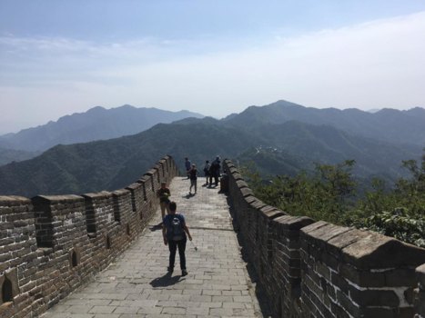 Chinese Muur - Moeder op de Chinese Muur
