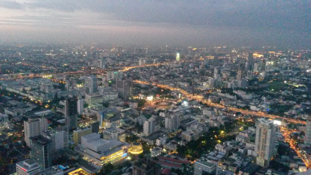 Rondreis Thailand in twee weken - Uitzicht vanop de hoogste toren van Bangkok