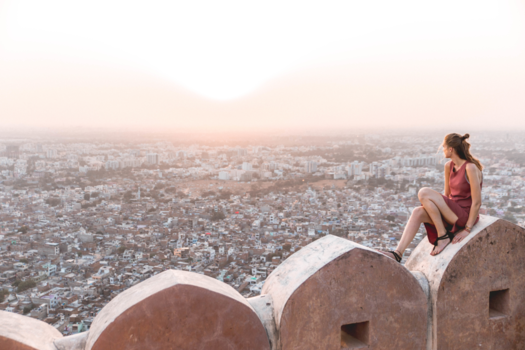 Jaipur - Zonsondergang Nahargarh Fort