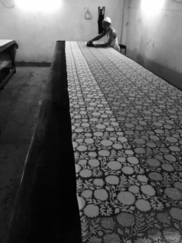 Jaipur - Een man en zijn blokdruk in Jaipur