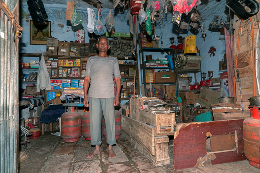 India - Marktkoopman in Jojawer