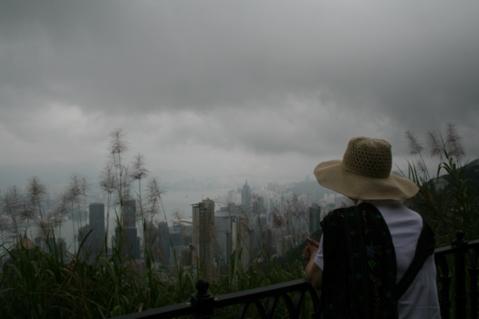 Hong Kong - Buien boven Hong Kong