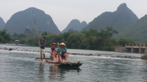 China - Tochtje over de Li rivier in China