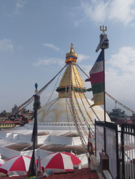 Nepal - Prachtige stupha in Kathmandu