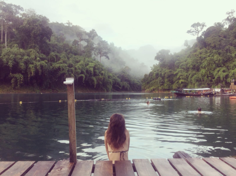 Khao Sok National Park - View out of my cabin