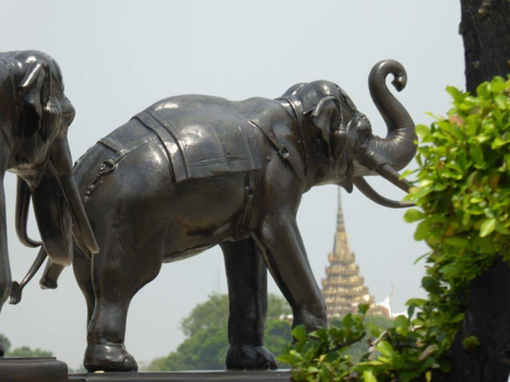 Bangkok - Doorkijkje tempel