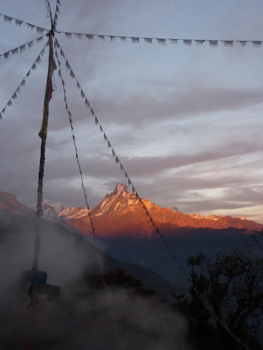 Nepal - Himalayan sunset