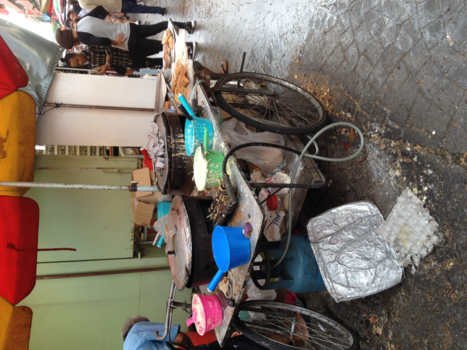 Maleisië - Pancake fiets! China Town Kuala Lumpur.