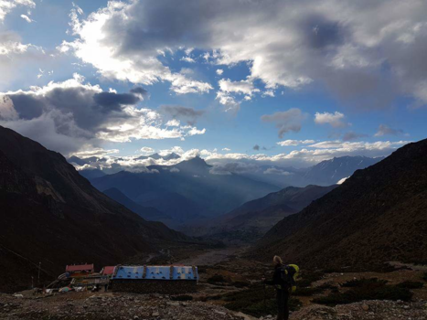 Nepal - Somewhere between Thorung La en Miktinath#Annapurna circuit trek