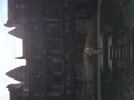 Angkor Wat - Alone in the temple together