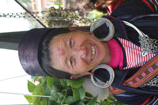 Sapa - Hmong vrouw uit bergdorp in Sapa Vietnam