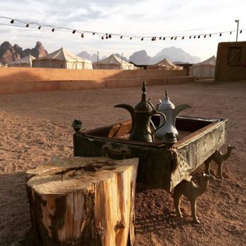 Wadi Rum - Afternoon tea in the desert