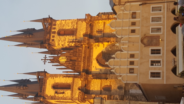 Japan - Praque in evening light.