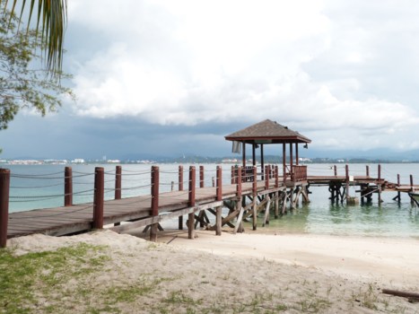 Rondreis door Maleisisch Borneo - de brug,