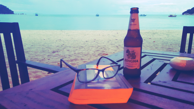 Koh Tao - Aan het strand