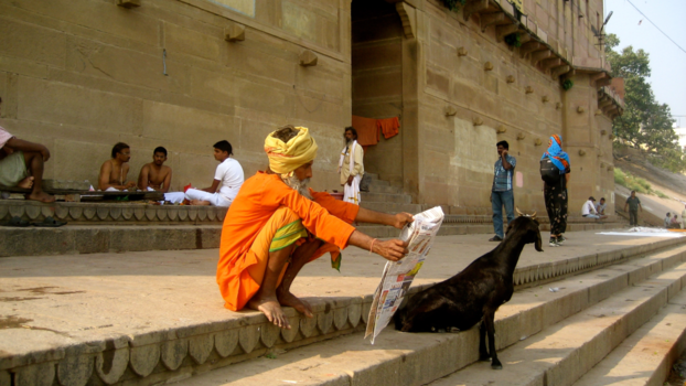 Varanasi - Ochtendrituelen aan de Ganges