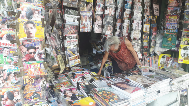 Bangkok - Krantje meepakken