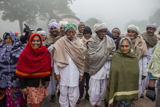 India - New Delhi in the mist...