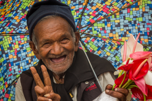 Sri Lanka - Bloemenverkoper