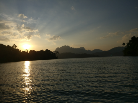 Khao Sok National Park - Zonsondergang Khao Sok National Park