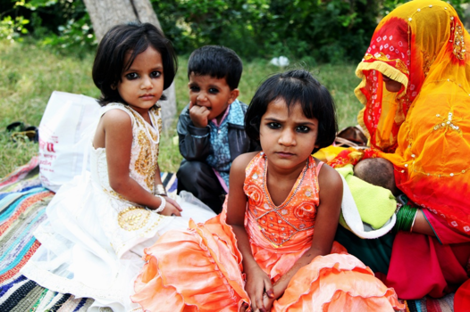 India - Diwali gezin