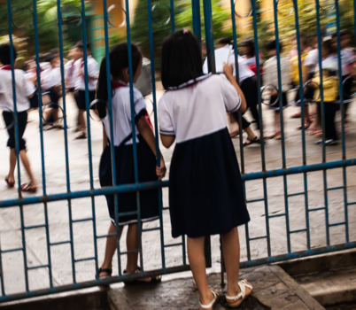 Rondreis Vietnam in twee weken - schoolkinderen in vietnam