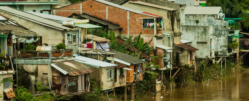 Rondreis Vietnam in twee weken - woonwijk in vietnam