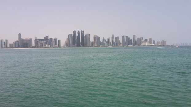 Qatar - Uitzicht op de nieuwe stad