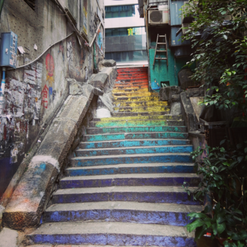Hong Kong - Rainbow stairway