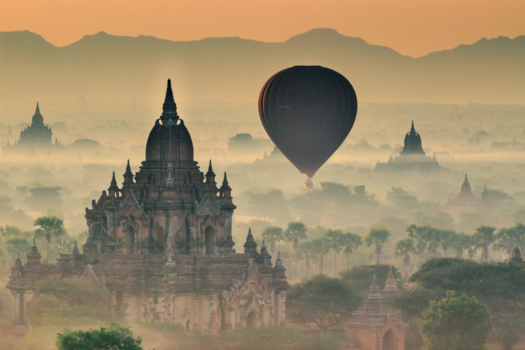 Bagan - One magic burmese sunrise