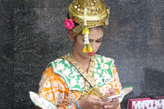 Rondreis Thailand in vier weken - Bangkok, impressions from Erawin Shrine