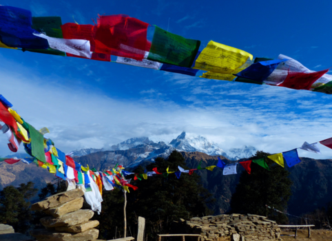 Nepal - Tijdens de poonhill trek