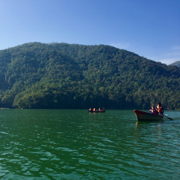 Nepal - phewa lake bij Pokhara
