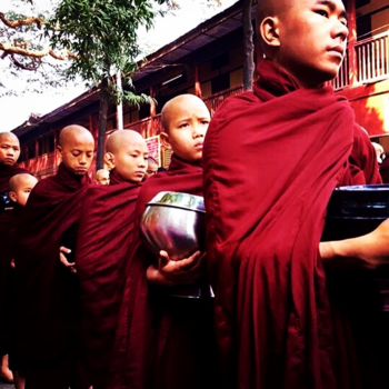 Myanmar - Monniken in Myanmar