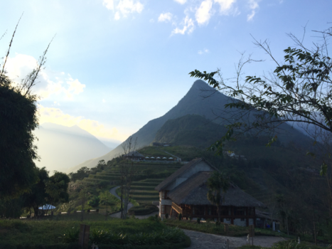 Sapa - Zonsondergang in Sapa