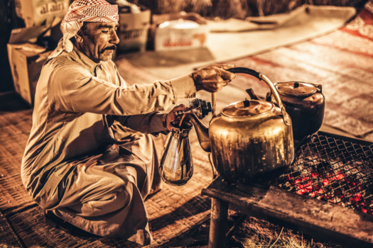 Dubai - koffie in de Woestijn