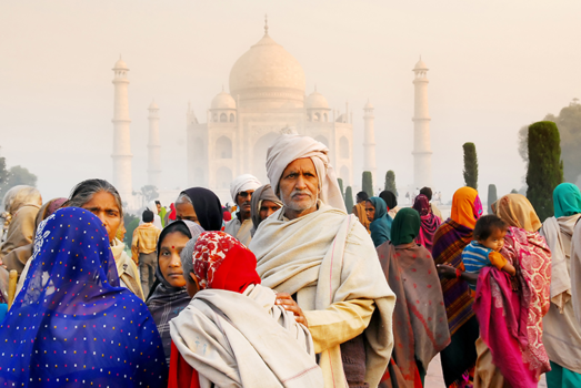 Taj Mahal - United colors of India