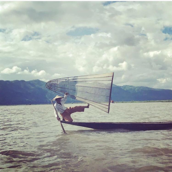 Inle Lake - Uitsloven op het water