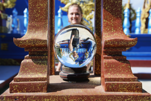 Rondreis Thailand in vier weken - Upside down Blue temple Chiang Rai